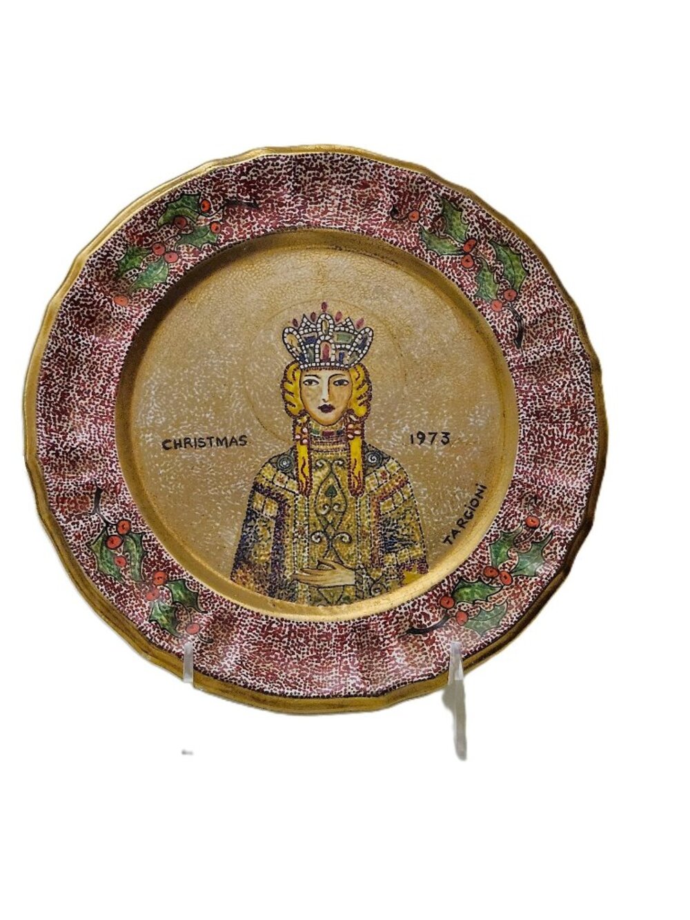 Vintage 1973 Italian Limited Edition Collector Plate – Targoni